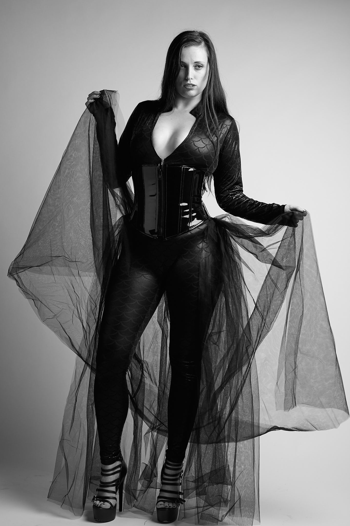 Black Tulle &amp; Corset