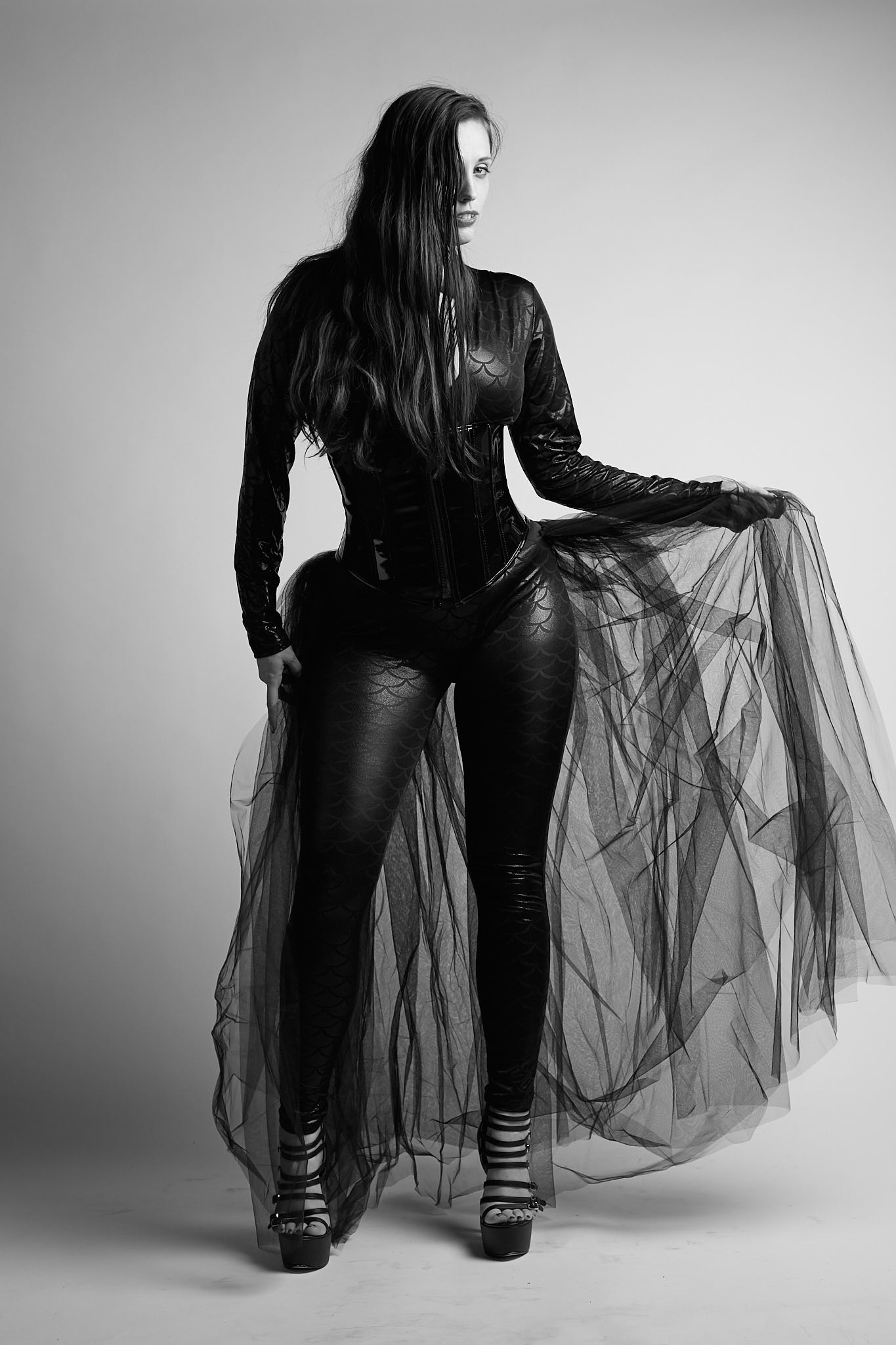 Black Tulle &amp; Corset