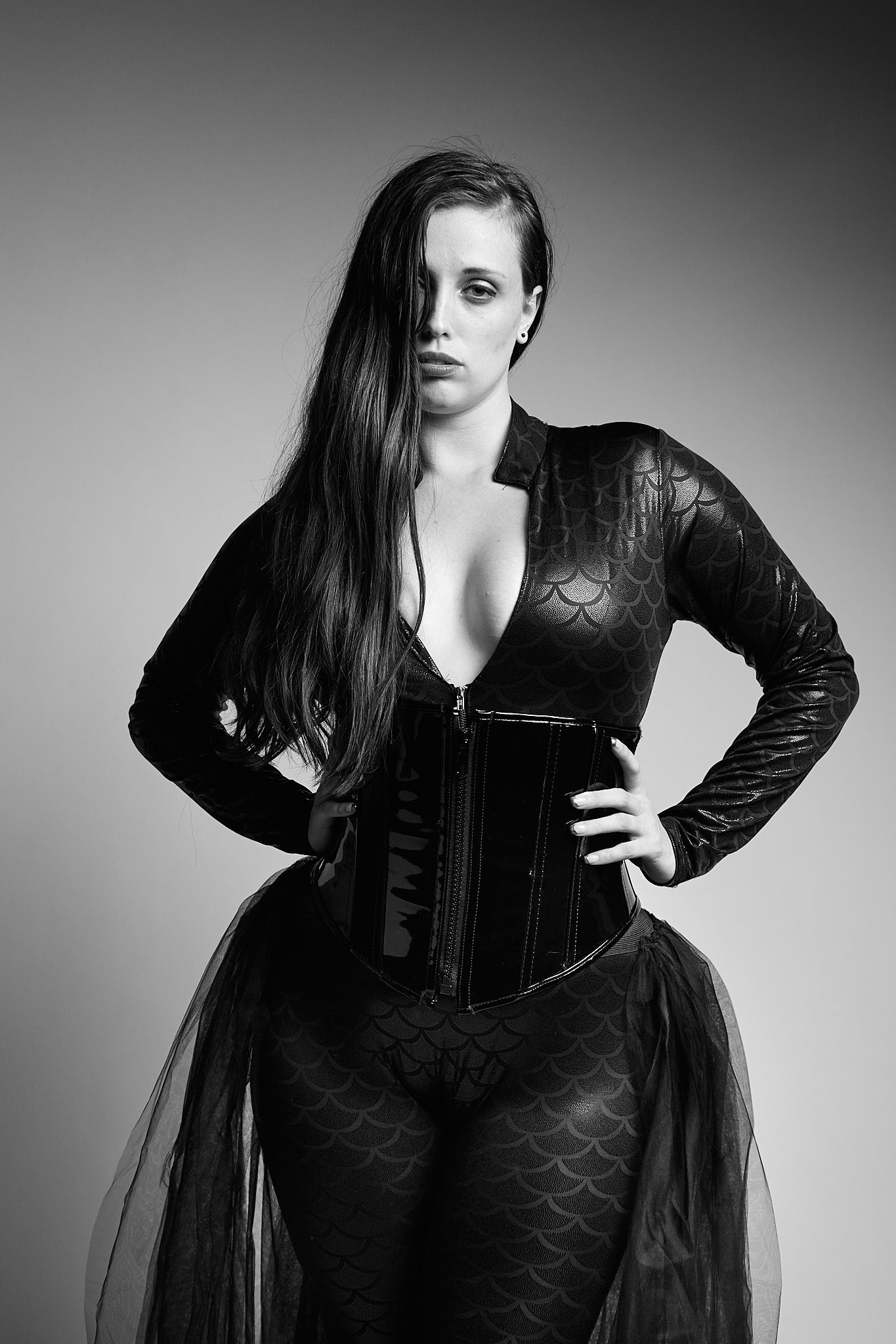 Black Tulle &amp; Corset