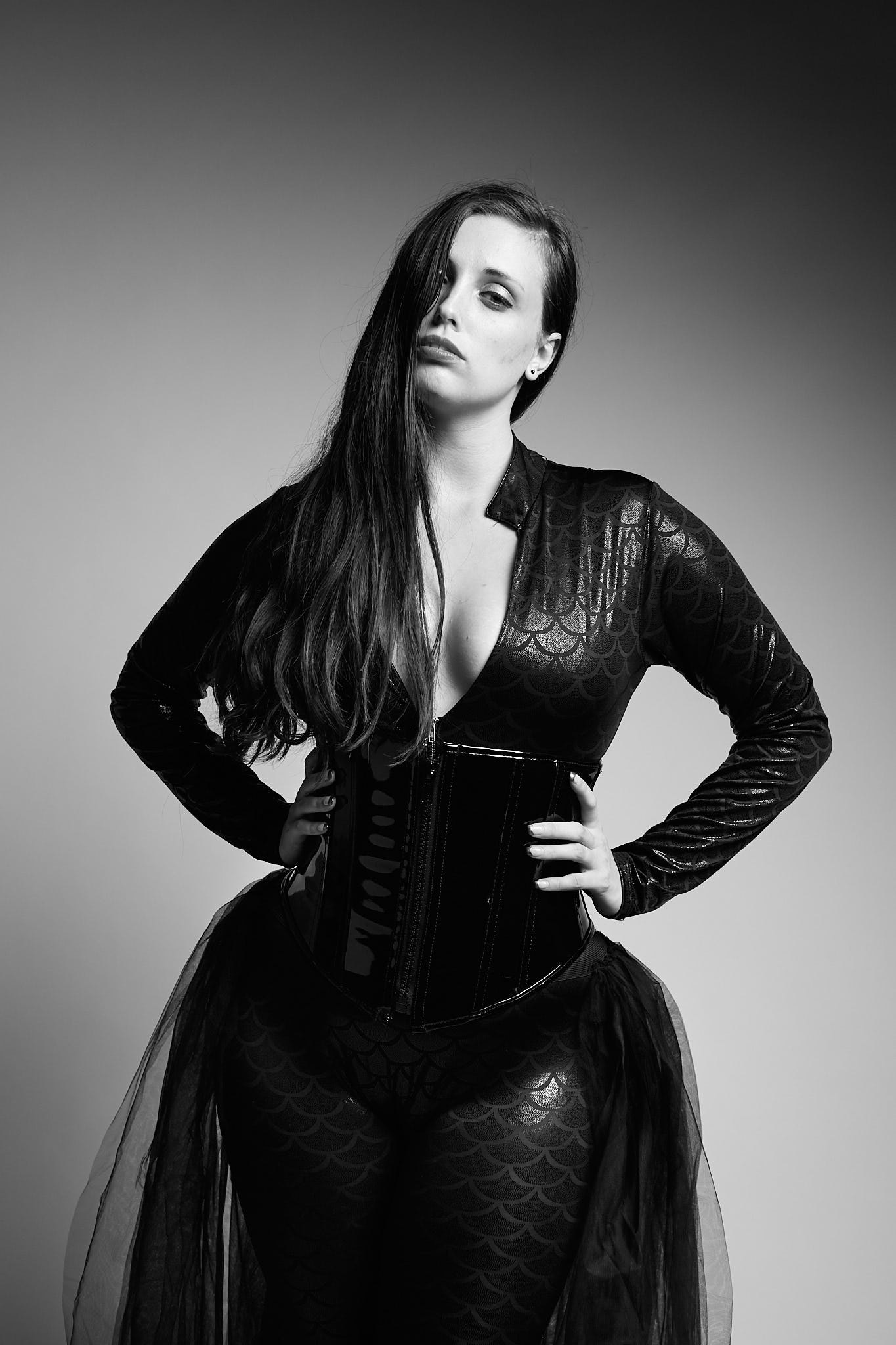 Black Tulle &amp; Corset
