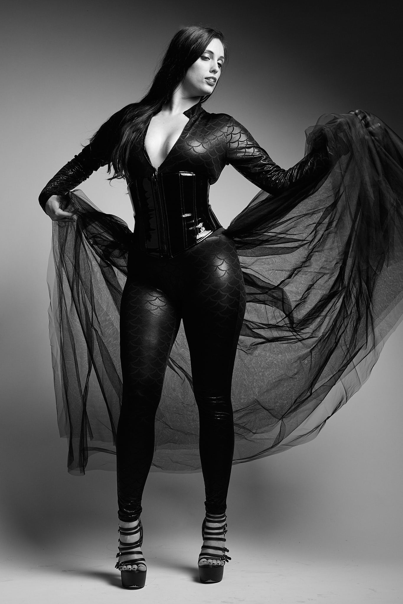 Black Tulle &amp; Corset