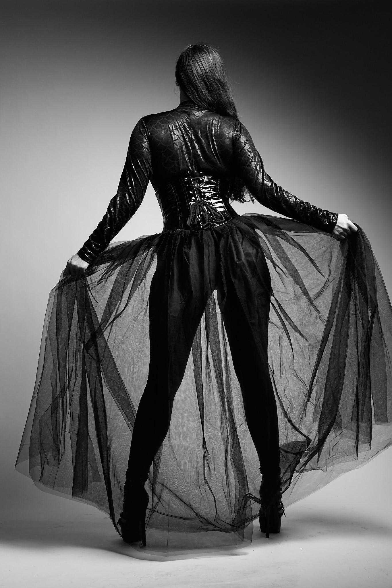 Black Tulle &amp; Corset
